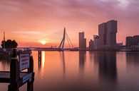 Sonnenaufgang in Rotterdam von Nuance Beeld Miniaturansicht