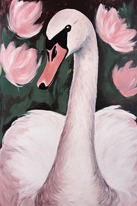Swan In The Pond von Treechild