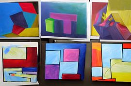 Six planes like cozy paintings. by Renato Daub