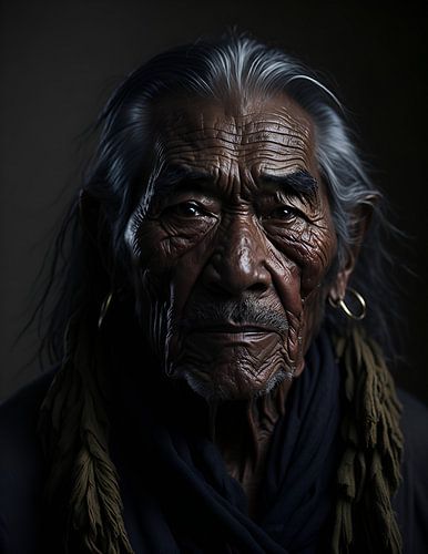 Native American old man