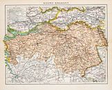 Vintage-Karte Provinz Nord-Brabant ca. 1900 von Studio Wunderkammer Miniaturansicht