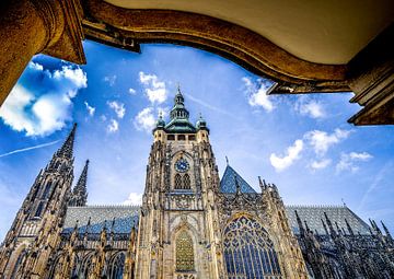 Sint-Vituskathedraal, Praag, Tsjechië. van Jaap Bosma Fotografie