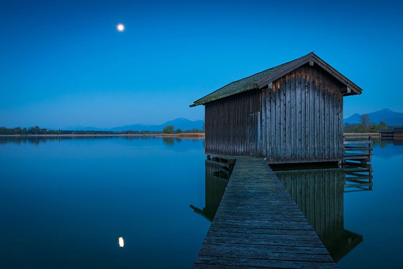 Avond bij de Chiemsee van Martin Wasilewski