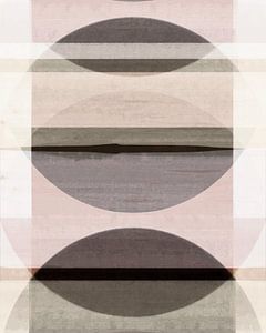Abstrakte Bauhaus Formen Geometrie Erdfarben