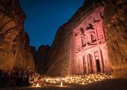 Petra by night van Claudio Duarte thumbnail