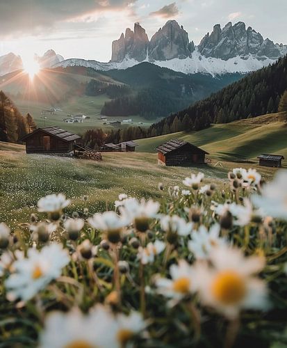 Dreamy peaks of the Dolomites