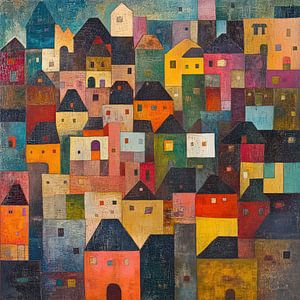 Mosaïque de villes