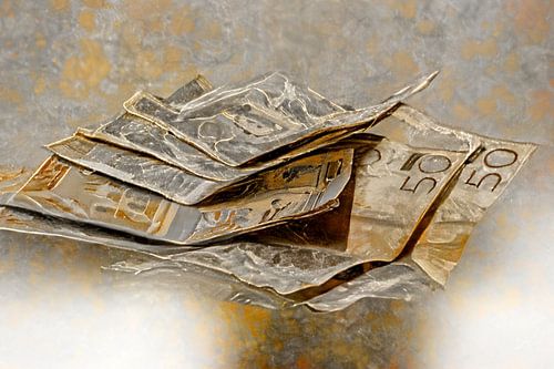 DIGITAAL SCHILDERIJ : BANKBILJETTEN