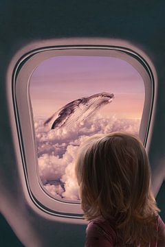 Whale in the sky von Elianne van Turennout