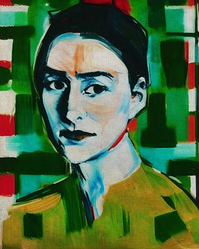 Portrait abstrait d'une femme 7