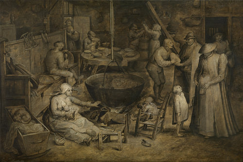 Jan Brueghel de Oude, Bezoek aan de hoeve