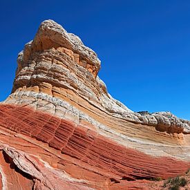 Weißer Pocket Butte in Arizona (USA) von Jan Roeleveld