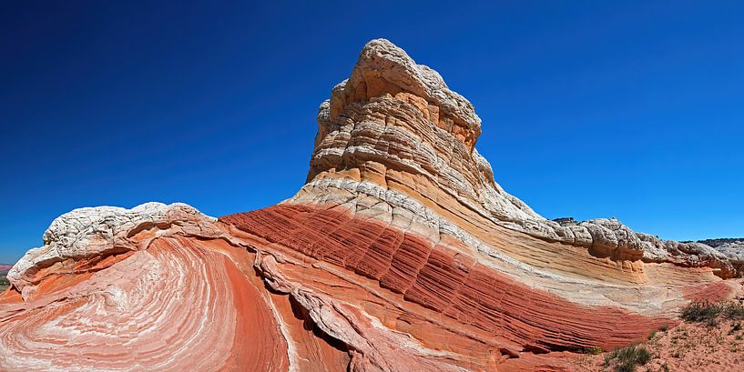 Weißer Pocket Butte in Arizona (USA) von Jan Roeleveld