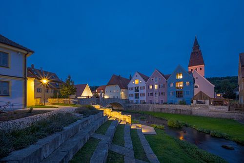 Hans-Kuffer-Park and Johannesbrücke  in Berching, Oberpfalz, Ba