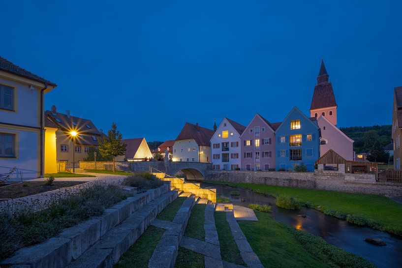 Hans-Kuffer-Park and Johannesbrücke  in Berching, Oberpfalz, Ba von Robert Ruidl