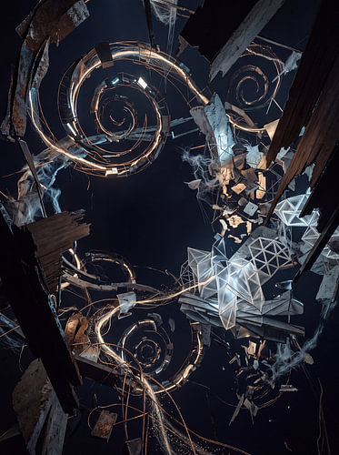 Résumé : Vide en spirale fracturé
