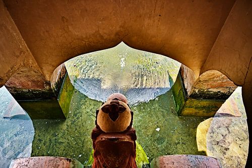 De koninklijke zwembaden van het waterpaleis van Yogyakarta