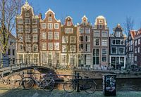 Amsterdam facades on Brouwersgracht.
