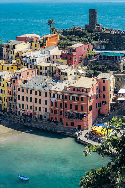 Vernazza from above - Cinque Terre by Karlijn Meulman