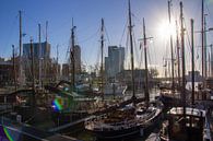 De Veerhaven in Rotterdam van Peter Boer thumbnail