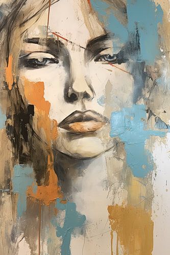 Abstraktes Porträt