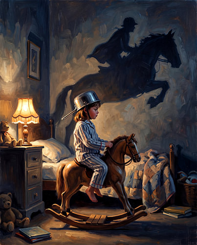 Midjourney Dream of a Little Rider