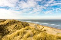 Zee, duinen en strand aan de Hollandse kust