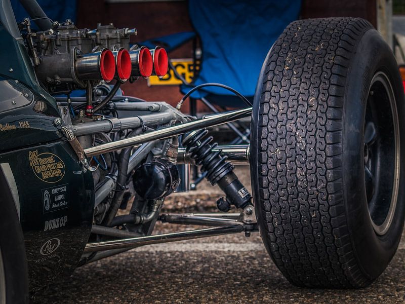 classic formula car rear end by Andre Bolhoeve