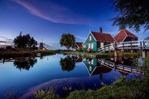 Zaanse Schans - Blauwe Uur