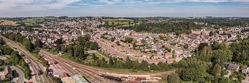 Luftbildpanorama von Simpelveld in Südlimburg