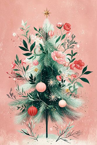 Christmas Tree of Flowers no. 3