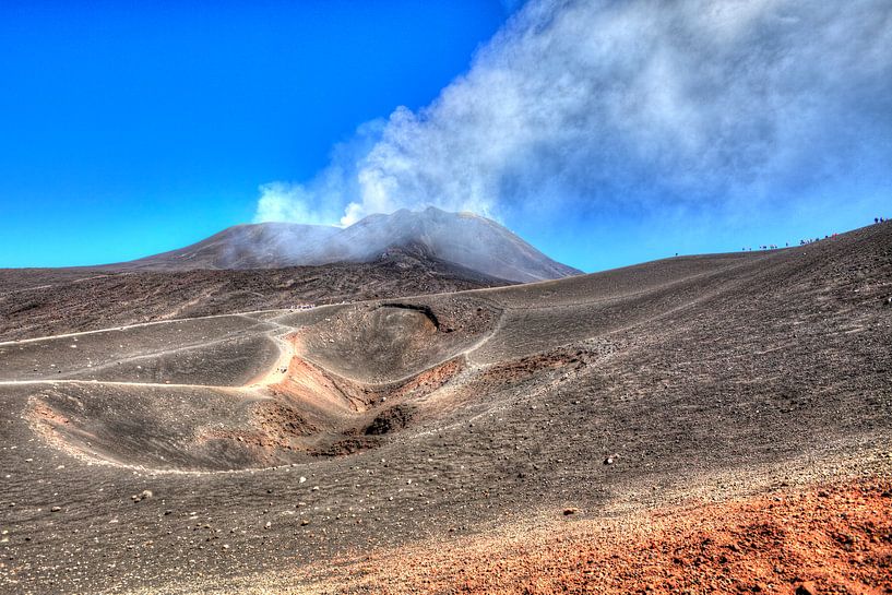 Etna vulkaan van Imageditor