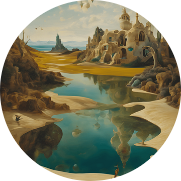 Surrealisme Landschap van Jolique Arte