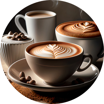 Koffie Latte Kunst van drdigitaldesign