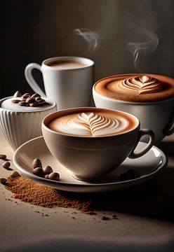 Café Latte Art sur drdigitaldesign