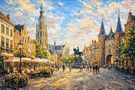 Breda, Netherlands painting. by Johannes