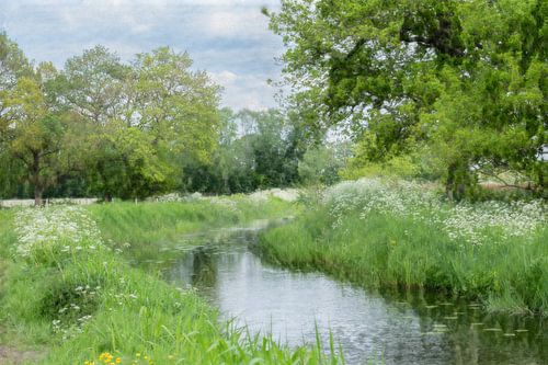 Une scène pittoresque au printemps