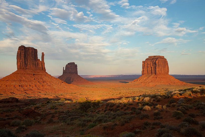 Monument Valley, Navajo Tribal Park. Arizona, USA. by Gert Hilbink