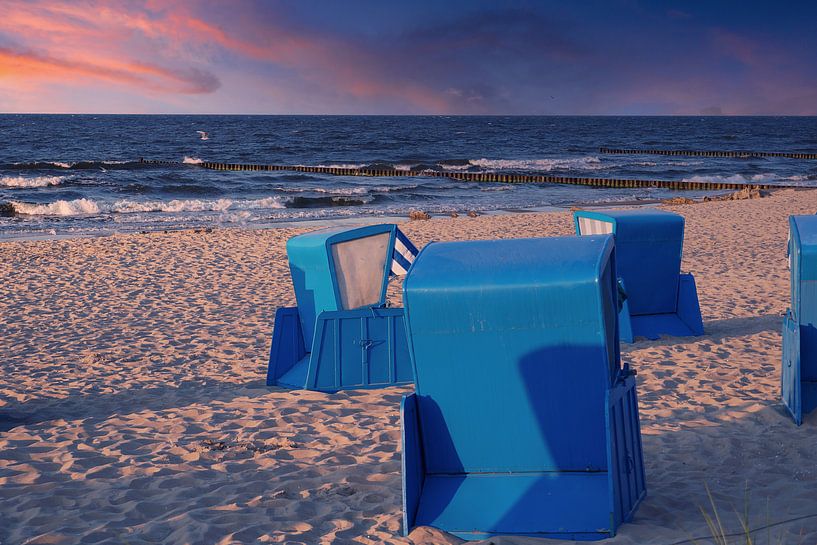 Evening atmosphere at the Baltic Sea by Martina Fornal