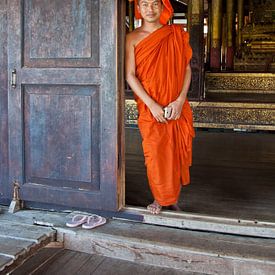 Buddhist Monk in Myanmar (Birma) sur Wijnand Plekker