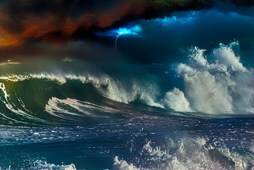 Surf orageux par Max Steinwald