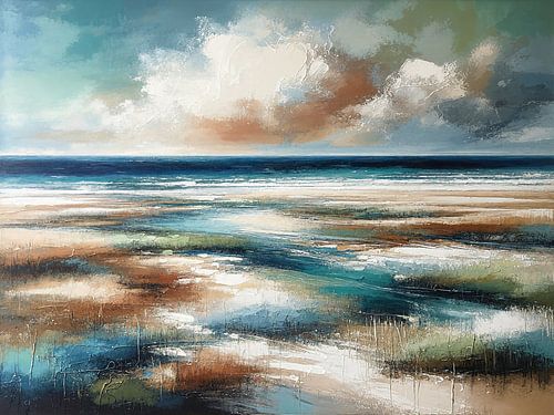 Wadden Islands Wadden Sea Abstract I by Jessica Berendsen