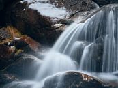 Winter im Rieslochwasserfall im Arberland 1 von Max Schiefele Miniaturansicht