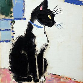 Chat aux yeux jaunes sur La collection ARTEO