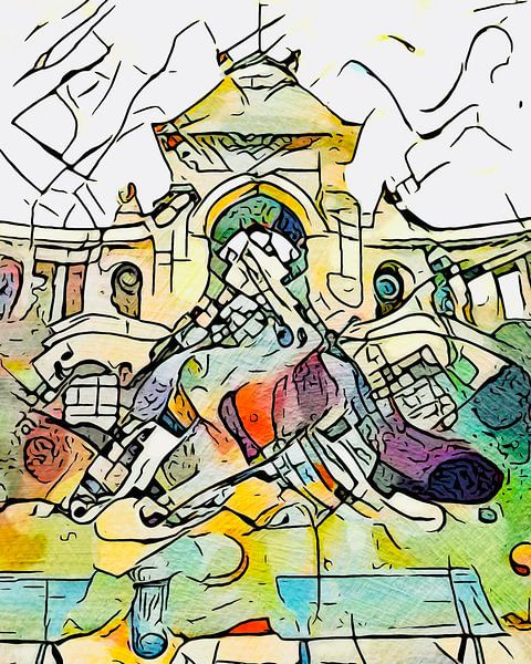 Kandinsky trifft Marseille, Motiv 4 von zam art