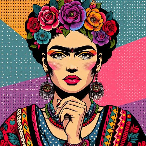 Frida's Fierce Fantasy: Spectrum of Passion