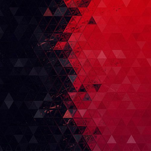 Mosaïque noir rouge #mosaique