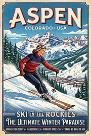 Aspen – Faire du ski dans les Rocheuses sur Theodor Decker