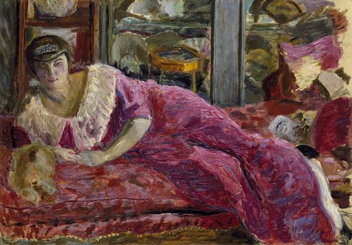 Misia op een divan, Pierre Bonnard