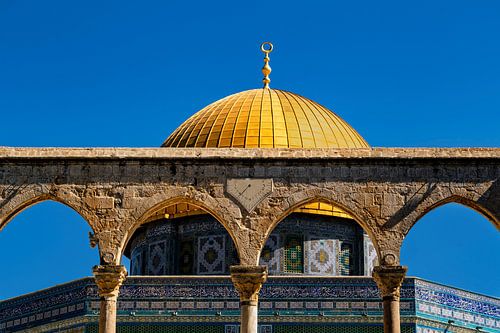 De Dome of the Rock, Jeruzalem, Israël